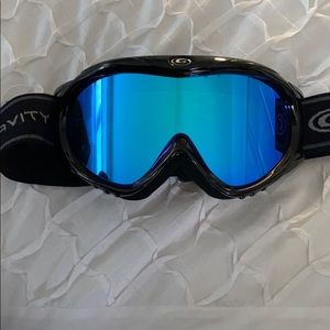 Ski goggles - blue mirror